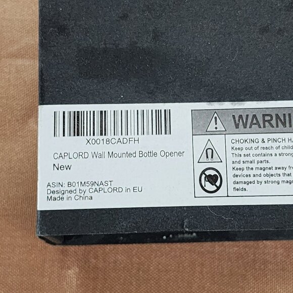 Caplord Wall Mounted Bottle Opener w/Magnetic Cap Catcher Includes Wall Hangers - Picture 11 of 16